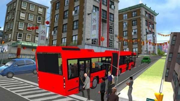 Simulator Pengemudi Bus Metro Kota AS 2019 screenshot 4