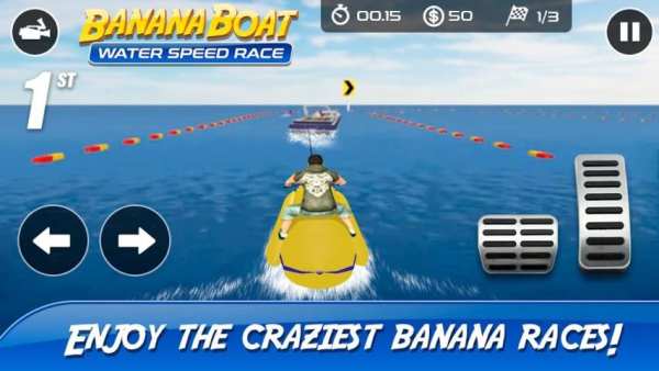 Banana Boat Water Speed Race स्क्रीनशॉट 6