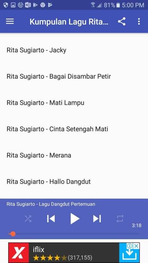Lagu Rita Sugiarto Mp3 Offline screenshot 1