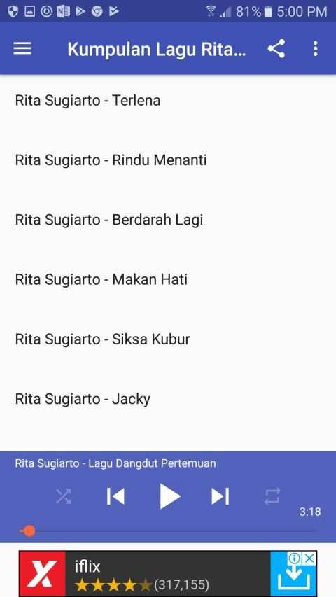Lagu Rita Sugiarto Mp3 Offline screenshot 2