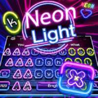 Colorful Neon LED Light Keyboard Theme