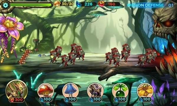 Aliens Defense - Angry Plants screenshot 2