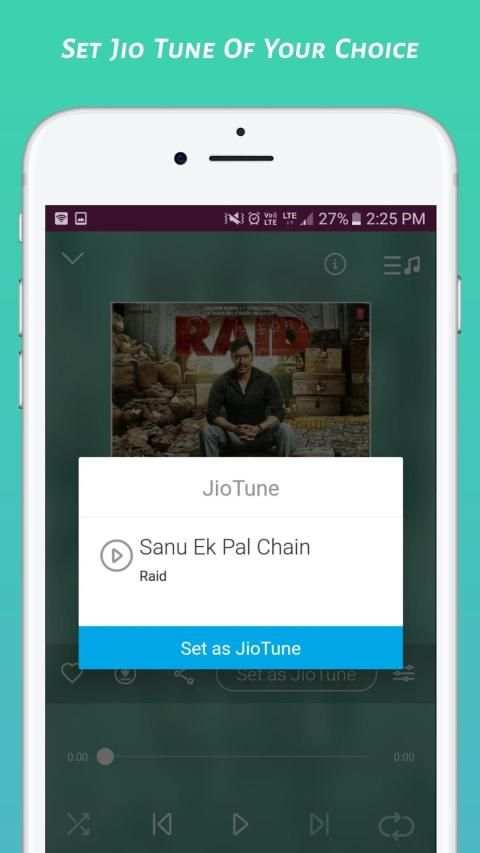 Jio Music : Set Caller Tune स्क्रीनशॉट 1