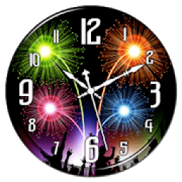 ikon Firework Clock Live Wallpaper