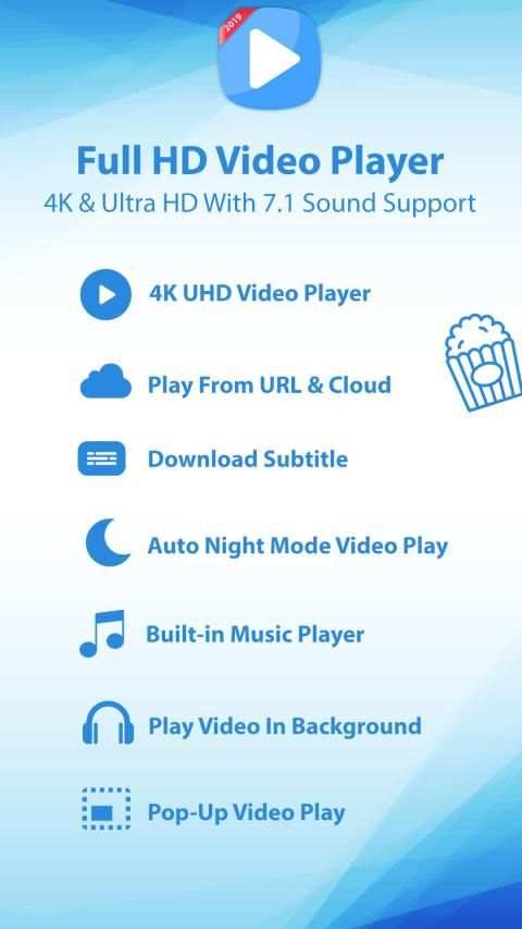 Full HD Video Player - Super HD 4K Video Player स्क्रीनशॉट 17
