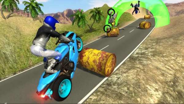 Moto Rider Hill Stunts screenshot 1