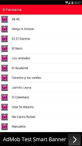 El Fantasma Mp3 screenshot 1