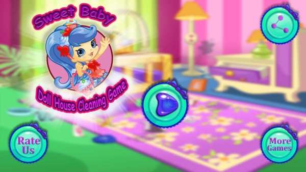 Sweet Baby Doll House Cleaning Game screenshot 6