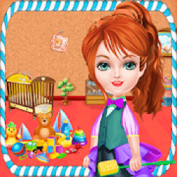Sweet Baby Doll House Cleaning Game icon