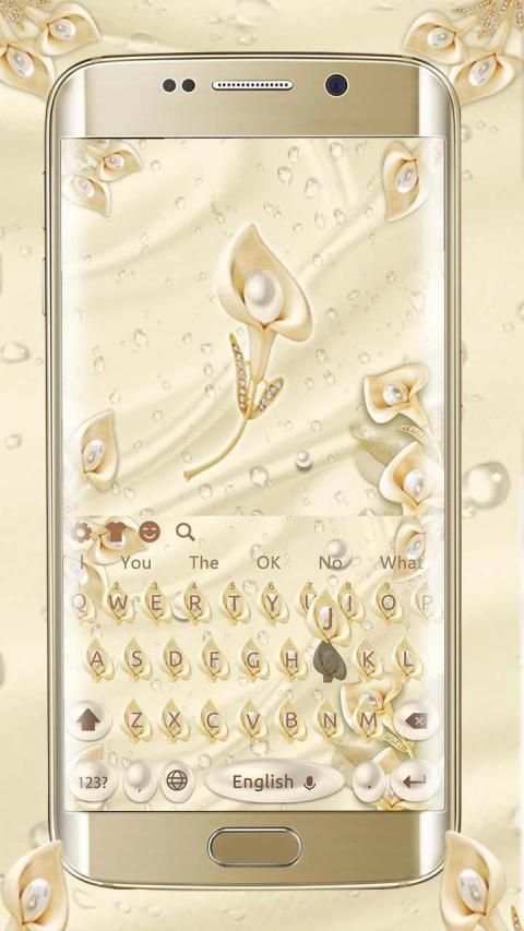 Luxury Calla Jewelry Keyboard screenshot 3