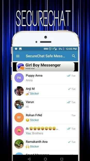 SecureChat - Safe Messenger स्क्रीनशॉट 7