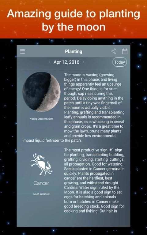 Moon Phase Calendar Zodiac screenshot 7
