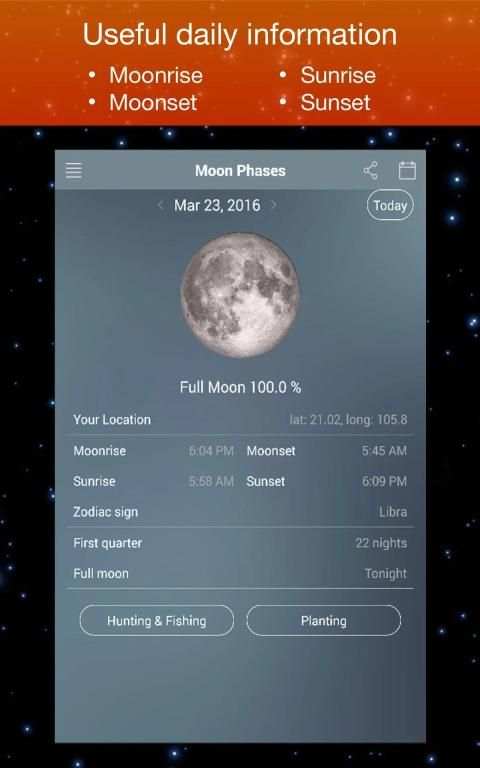 Moon Phase Calendar Zodiac screenshot 10