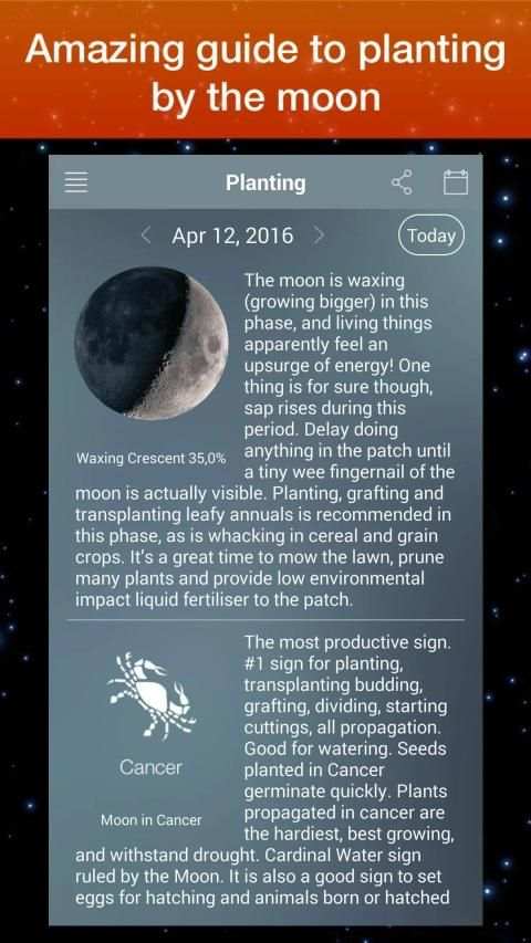 Moon Phase Calendar Zodiac screenshot 12