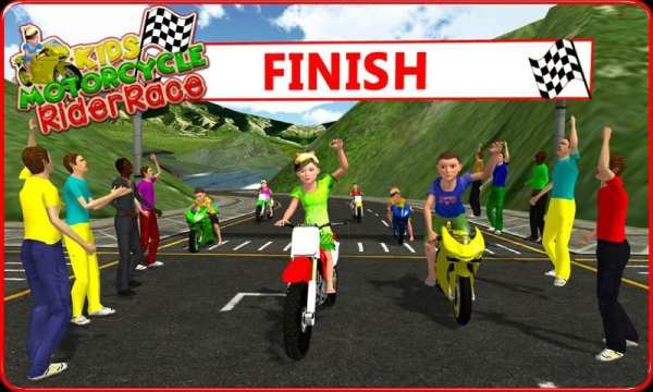 Kids MotorBike Rider Race 3D स्क्रीनशॉट 21