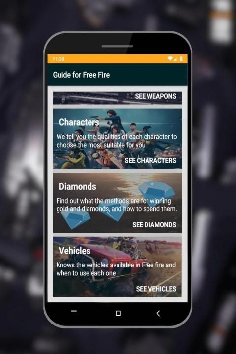 Guide for Free Fire: Trucs, astuces, diamants ... screenshot 1