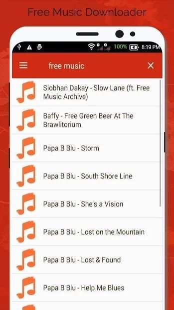 Free Music Downloader - Mp3 Download screenshot 1