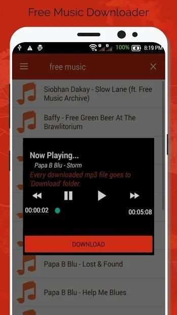 Free Music Downloader - Mp3 Download screenshot 2