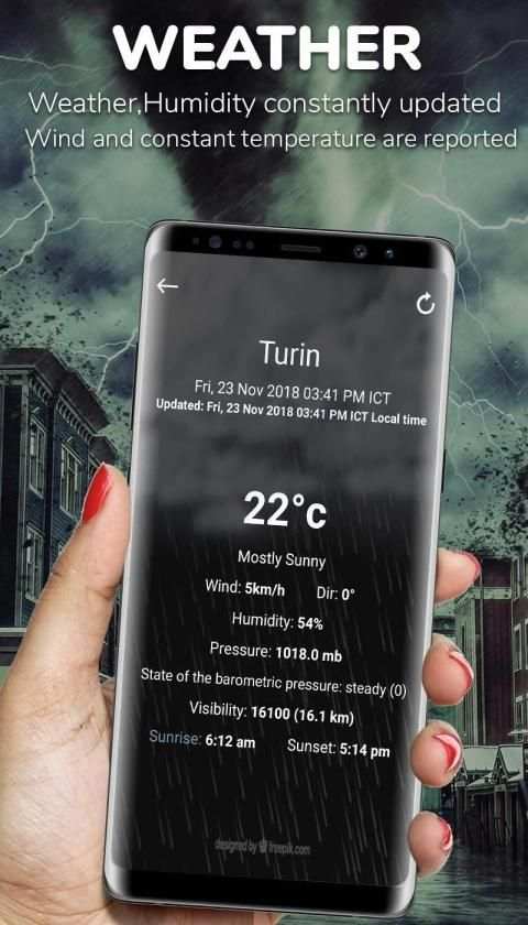 Digital Compass for Android स्क्रीनशॉट 10