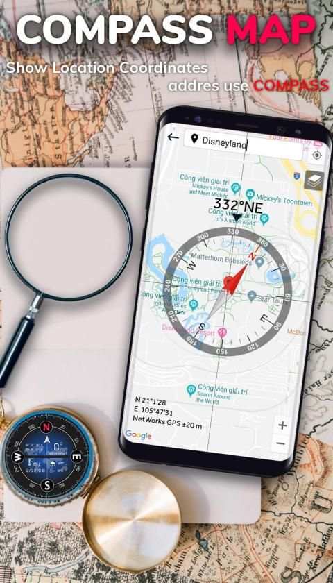Digital Compass for Android स्क्रीनशॉट 7