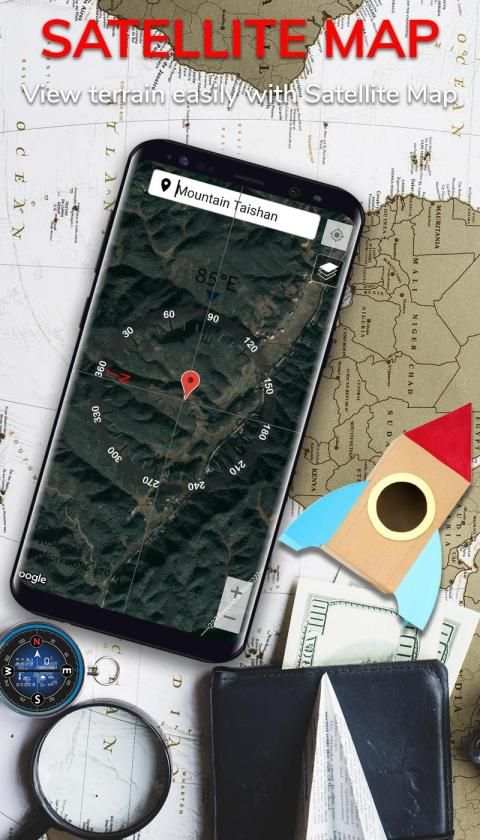 Digital Compass for Android स्क्रीनशॉट 3