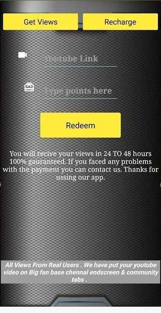 Earn Youtube Views & Recharge Boost Utube Videos screenshot 1