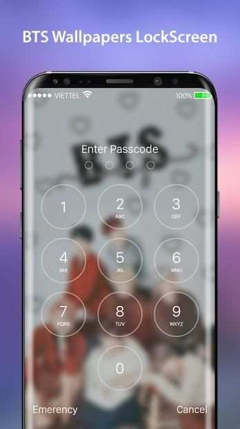 BTS LockScreen – New Kpop LockScreen screenshot 2