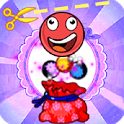 ikon Red Candy Ball : Santa Reward Cut The Rope