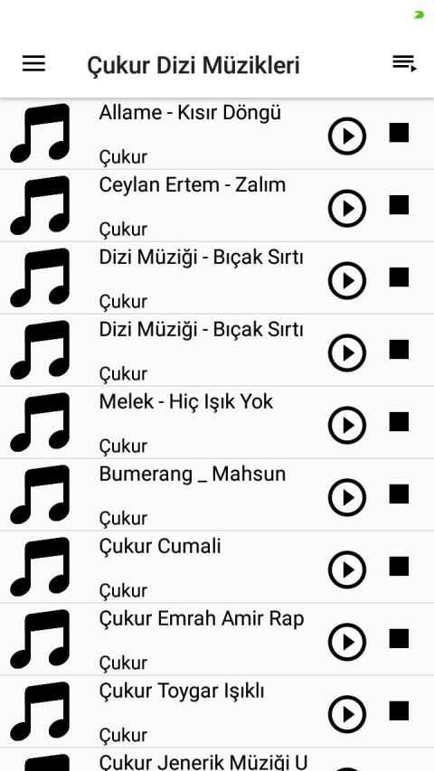 Çukur Dizi Müzikleri screenshot 1