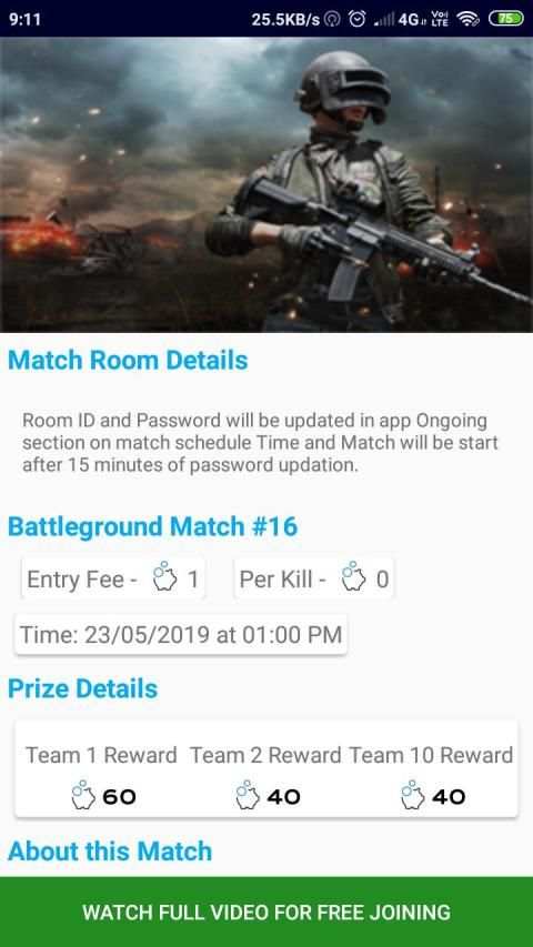 Pubg tournament, Free Fire tournament - Bluezon screenshot 4