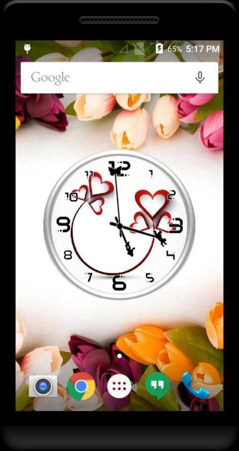 Love Clock Live Wallpaper screenshot 2