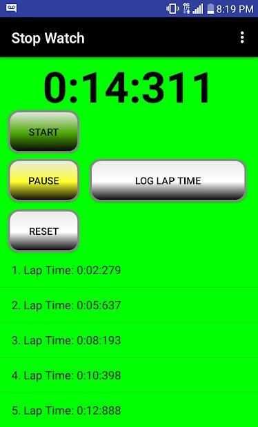 Stop Watch screenshot 2