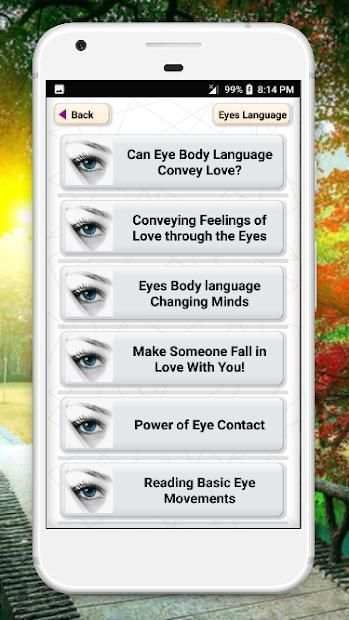 Eye Language and Eye contact mind reader скриншот 14