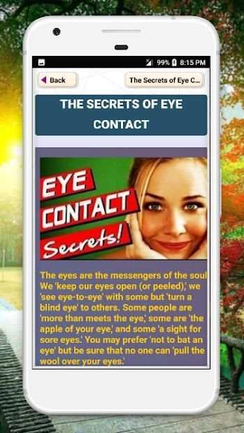 Eye Language and Eye contact mind reader скриншот 10