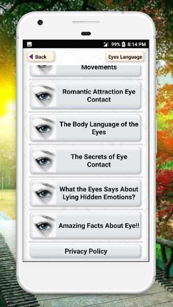Eye Language and Eye contact mind reader скриншот 13