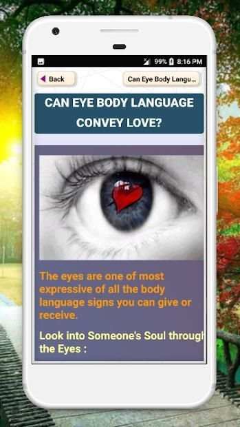 Eye Language and Eye contact mind reader скриншот 5