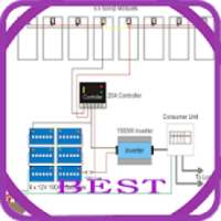 inverter connection circuit diagram