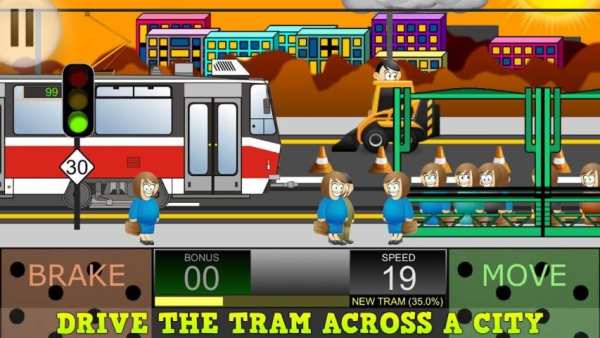 Tram Driver Simulator 2D स्क्रीनशॉट 2