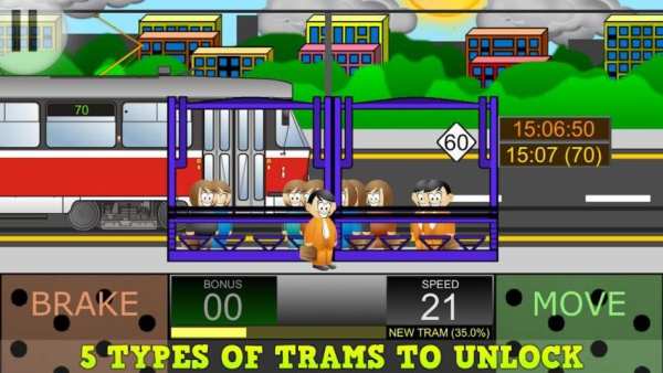 Tram Driver Simulator 2D स्क्रीनशॉट 1