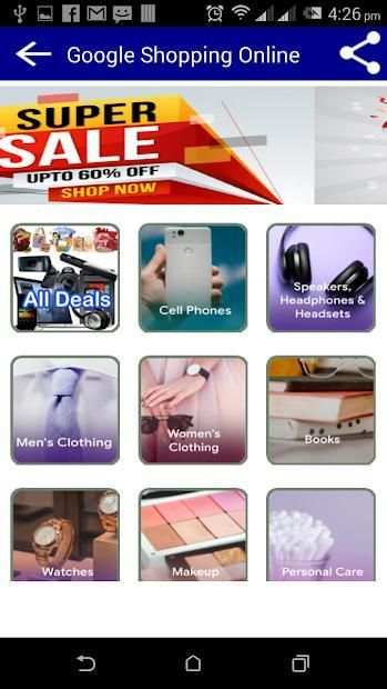 Google Shopping Online screenshot 1