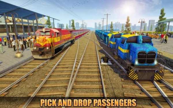 Indian Train Racing Simulator Pro: Train game 2019 स्क्रीनशॉट 15