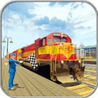 Indian Train Racing Simulator Pro: Train game 2019