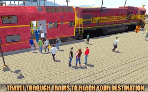 Indian Train Racing Simulator Pro: Train game 2019 स्क्रीनशॉट 13