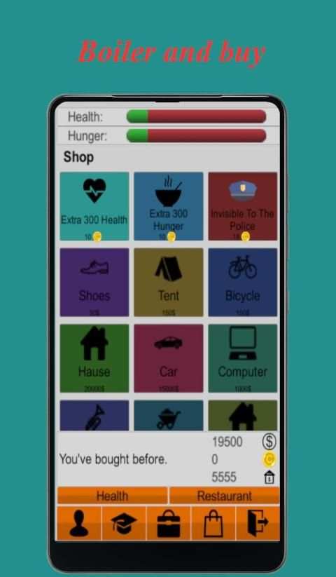 Homeless Life Simulator स्क्रीनशॉट 5