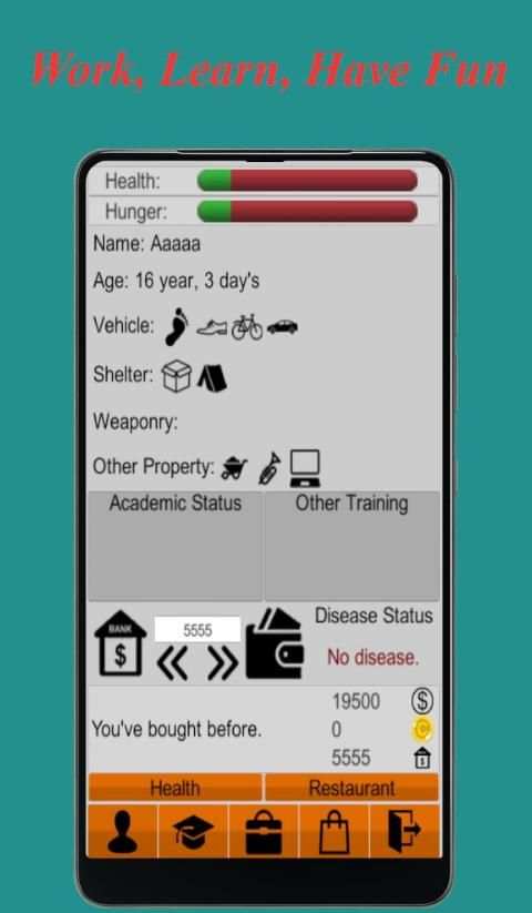 Homeless Life Simulator स्क्रीनशॉट 8