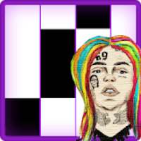 BEBE 6ix9ine Anuel AA Fancy Piano Tiles logo