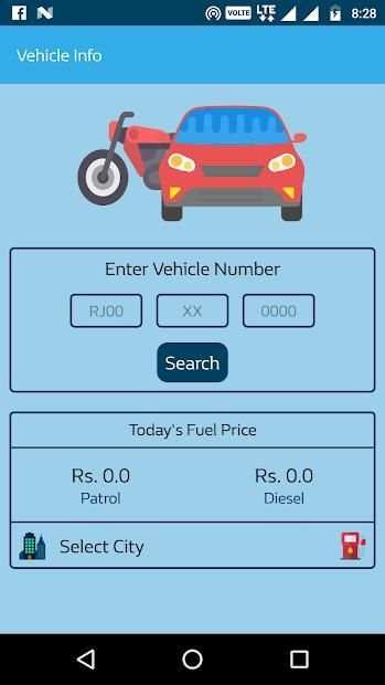 RTO Vehicle Info स्क्रीनशॉट 1