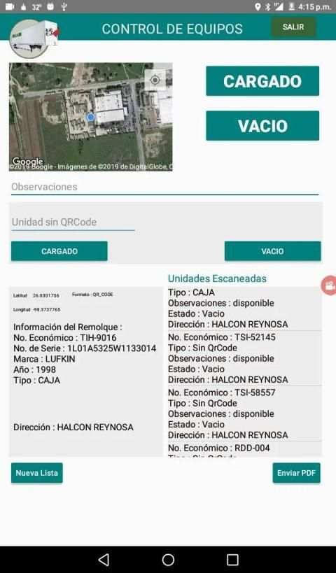 Control de equipos screenshot 1