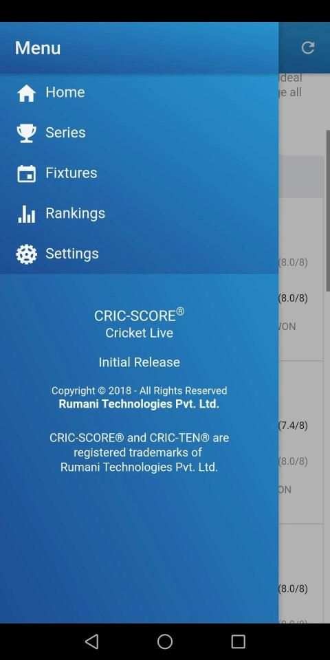 CRIC-SCORE स्क्रीनशॉट 2