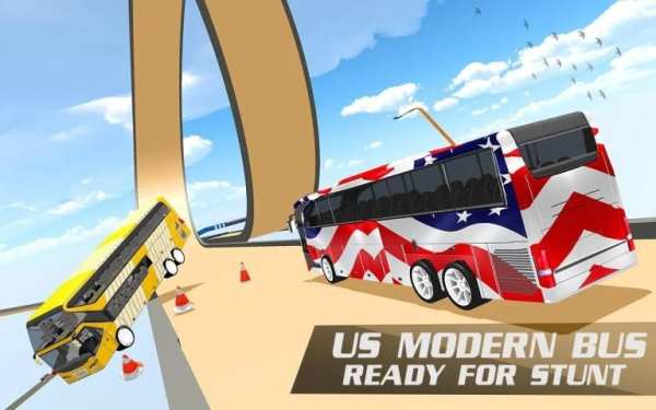 Real Mega Ramp Bus Stunt: Fearless Bus Driver 2019 screenshot 9